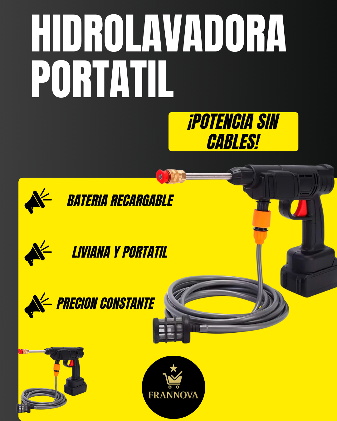 PowerWash Pro™ - Hidrolavadora Portátil